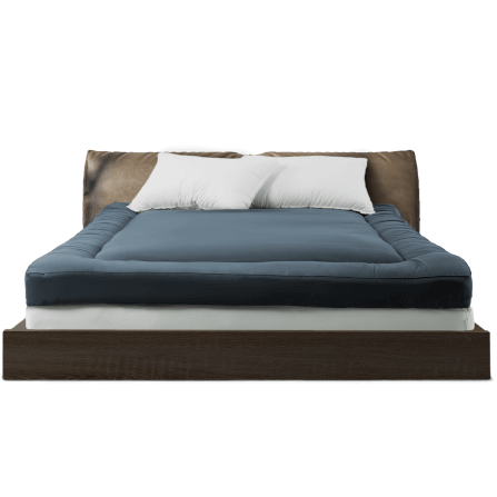 แผ่นรองนอน 3.5 ฟุต ibed รุ่นเอ็กซ์ตร้า (ลายเรียบ) หนา 5 นิ้ว Denim_0